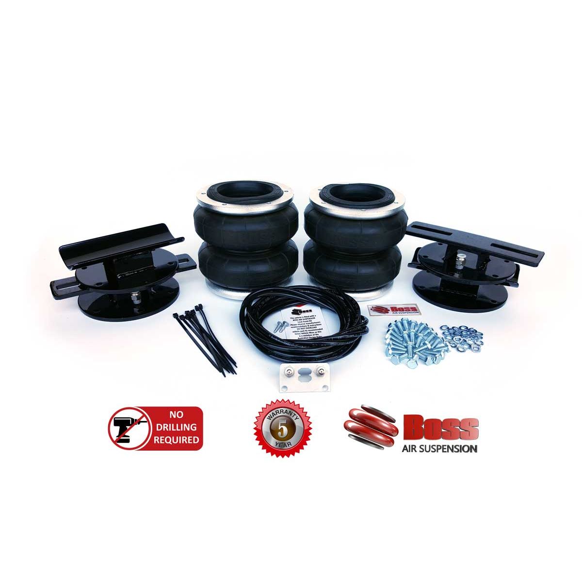 Load Assist Kit for Isuzu Dmax Pre 2012 | up to 2 inch lift - Boss Air Suspension