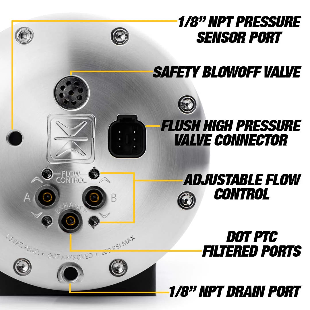 ENDO Valve-Tank - 4-Corner/5 Gal - Boss Air Suspension