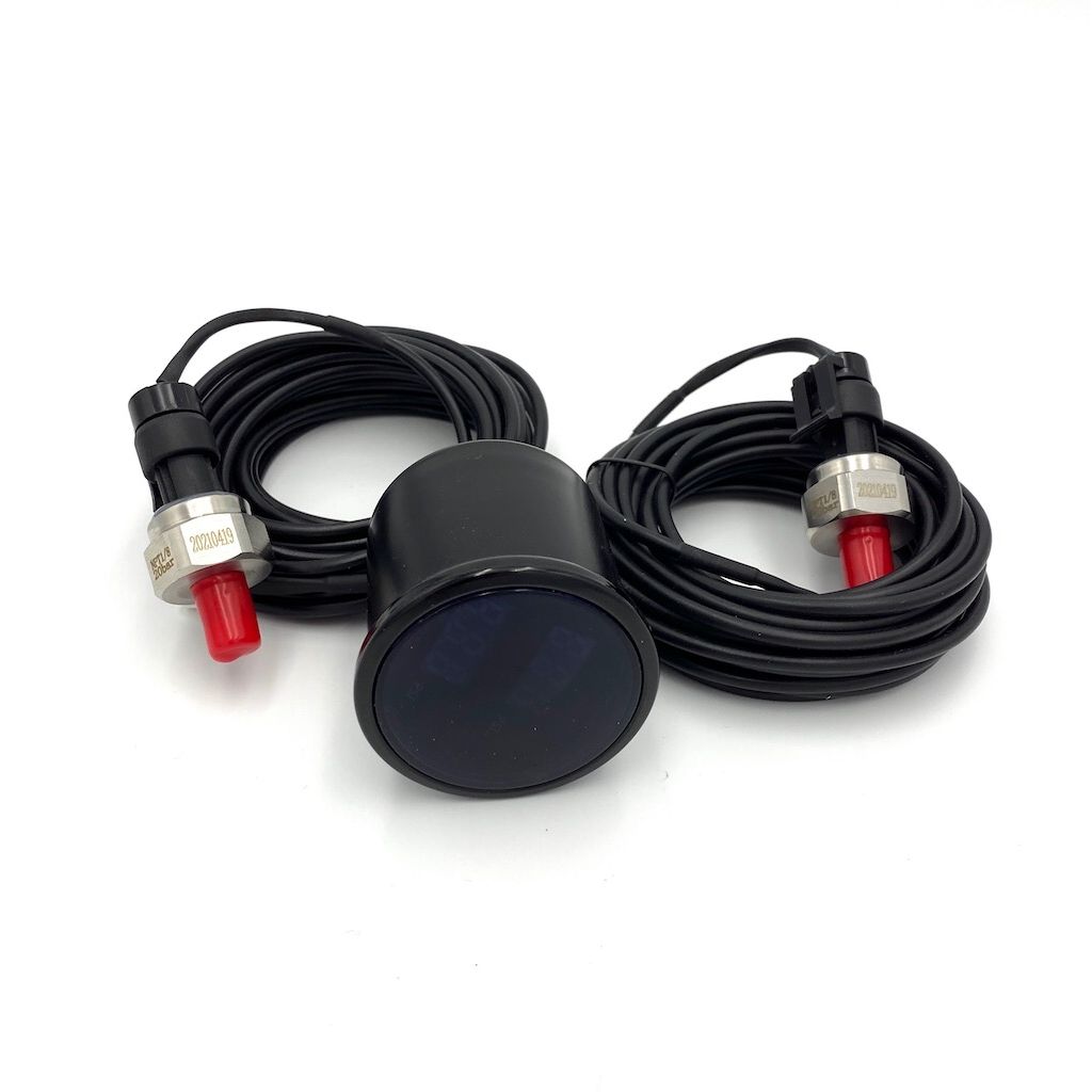 LED DIGITAL GAUGE RED DUAL READOUT - Boss Air Suspension