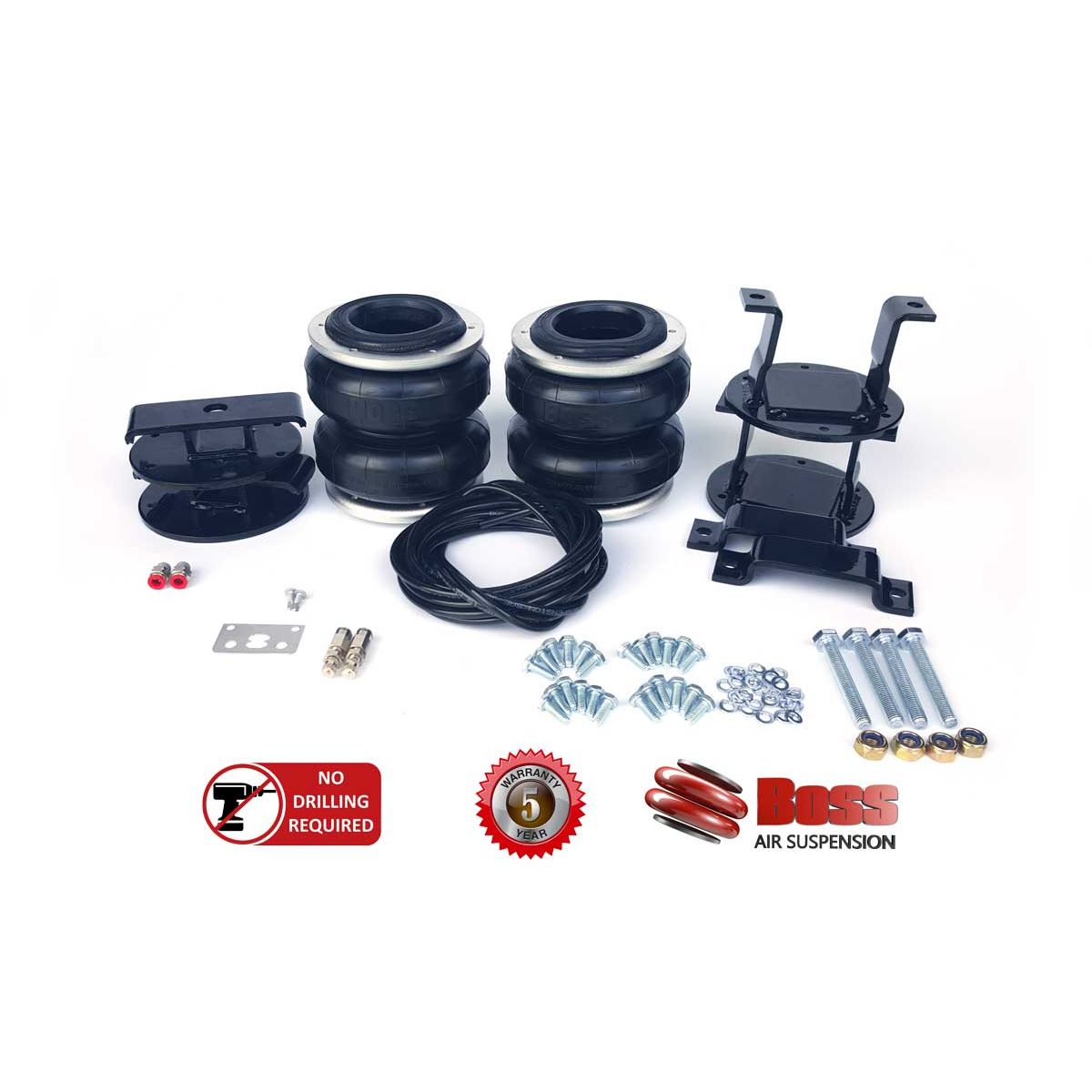 Load Assist Kit for Holden Colorado 12 + / LDV T60 & Steed 2/4WD | up to 2 inch lift - Boss Air Suspension