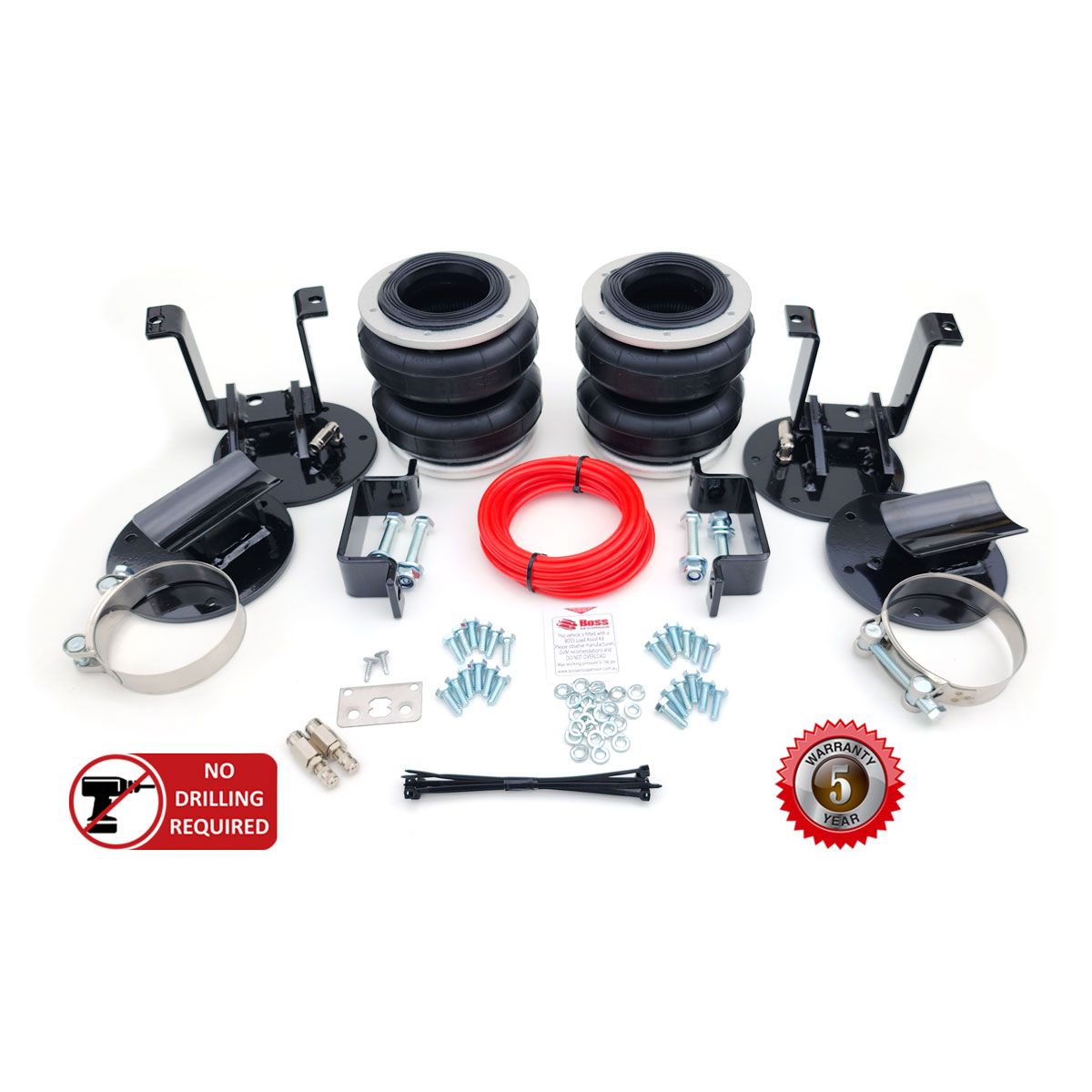 Load Assist Kit for Ford Ranger Raptor, Gen1 or Gen2 | up to 2 inch lift - Boss Air Suspension