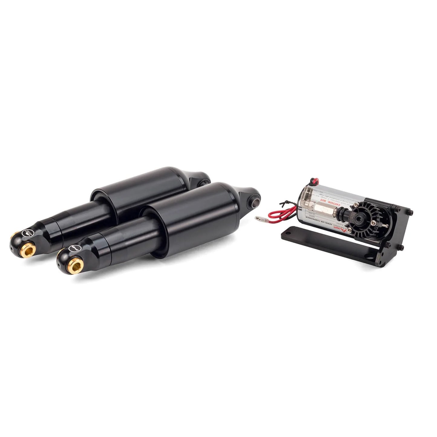 2014-2020 Indian Scout, Scout Sixty & Scout Bobber (w/ABS) Black Ultimate Ride Kit - Boss Air Suspension