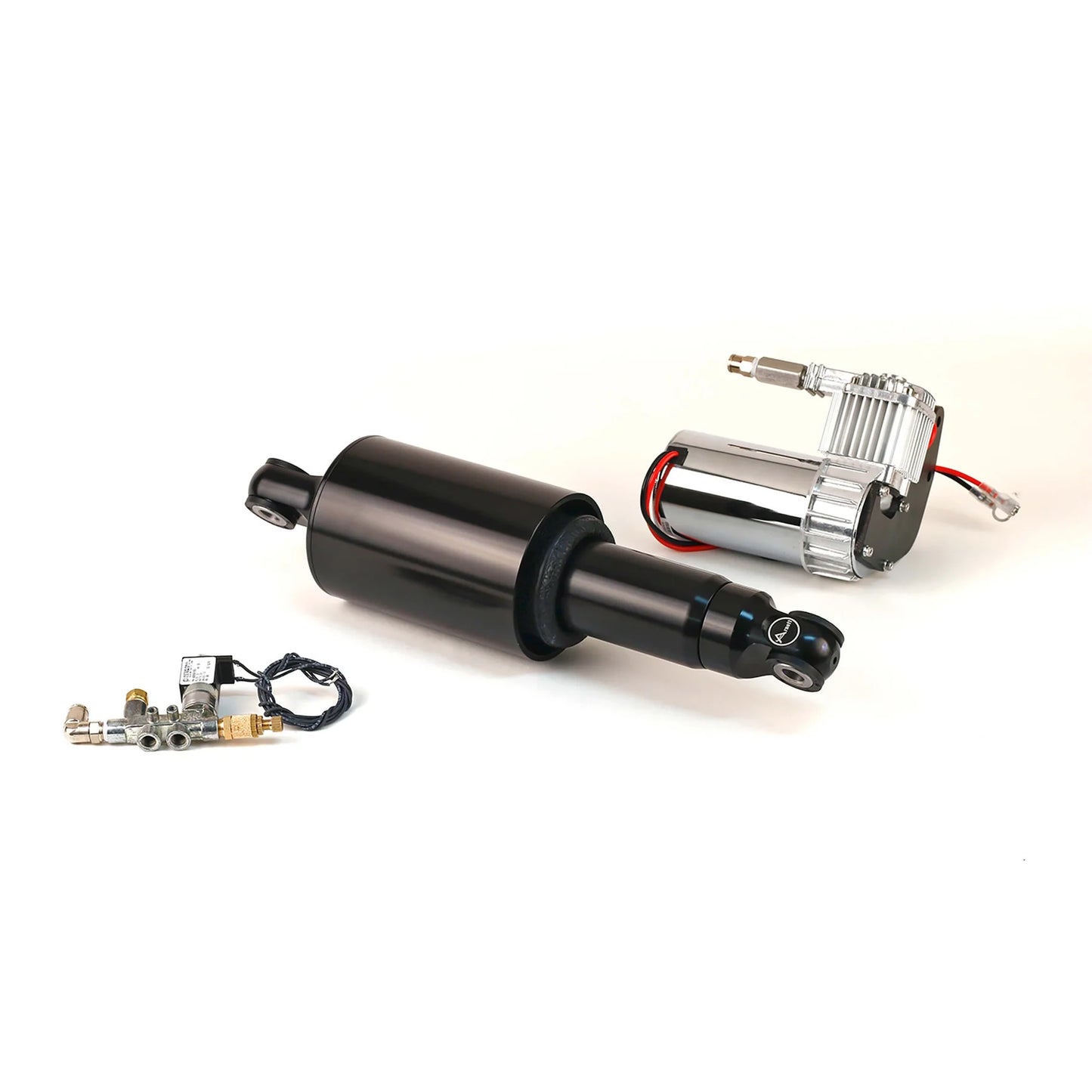 2006-2021 Suzuki Boulevard M109R Ultimate Ride Kit (Black Handlebar Inflation Switch) - Boss Air Suspension