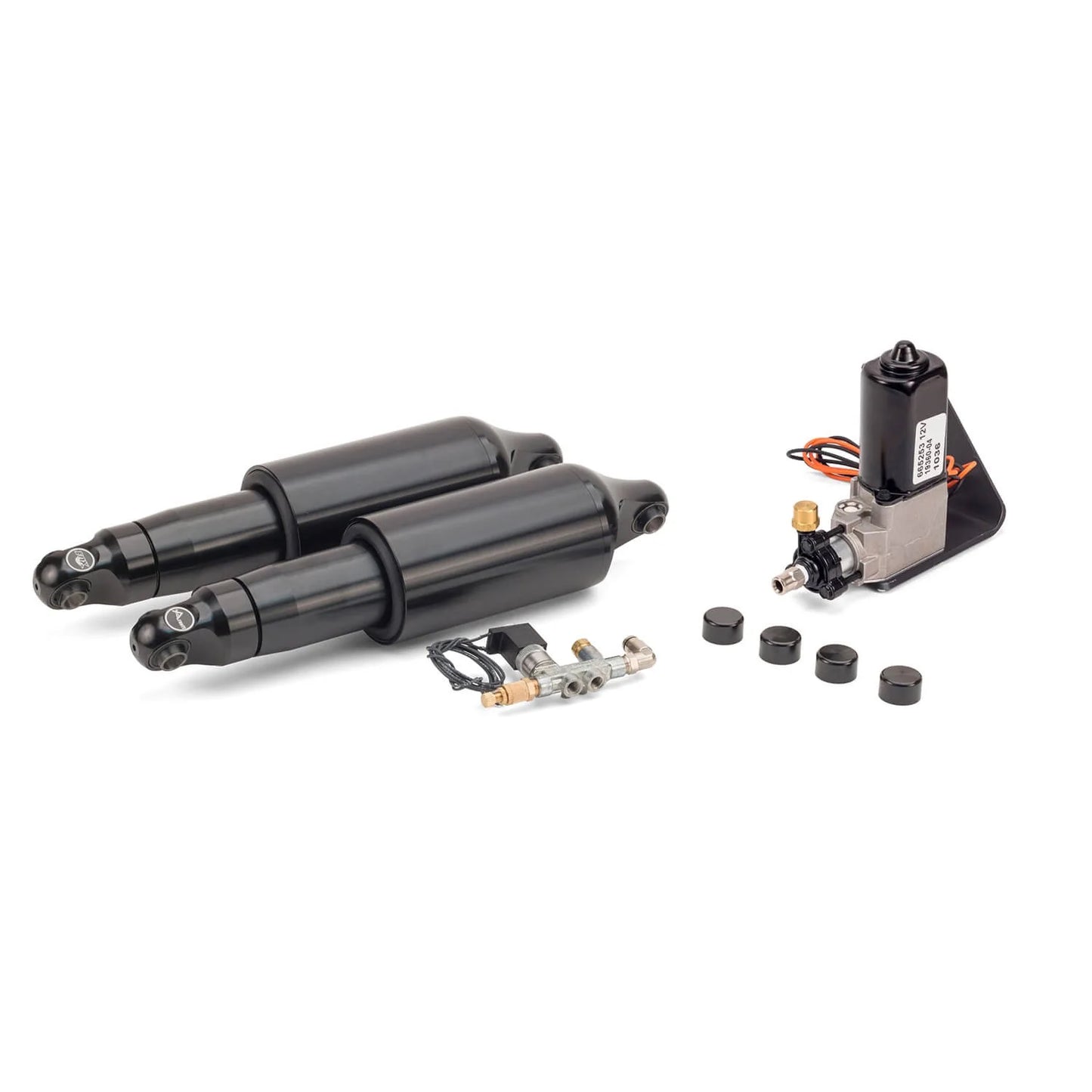 1991-2007 Harley-Davidson Dyna Ultimate Ride Kit (Black) - Boss Air Suspension
