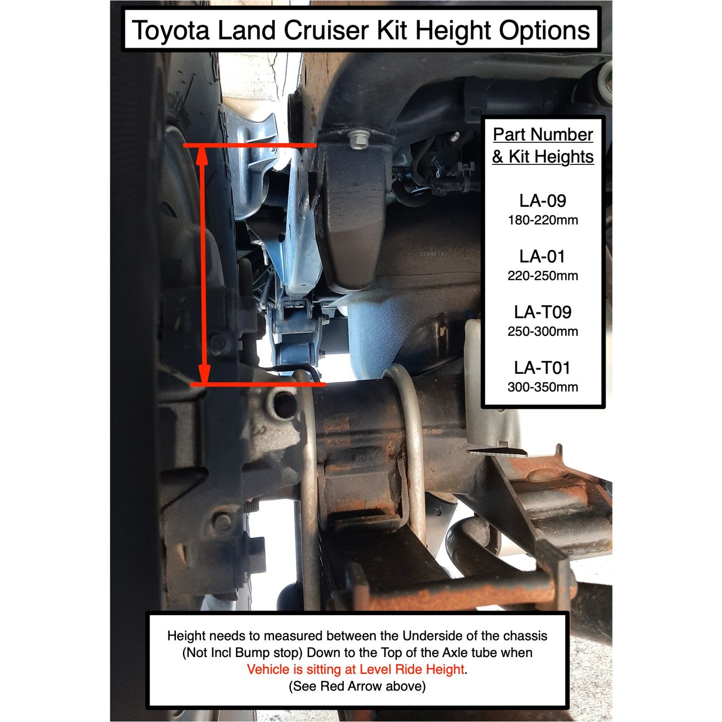 Load Assist Kit for Toyota Landcruiser - Leaf Spring Rear | 3 inch lift