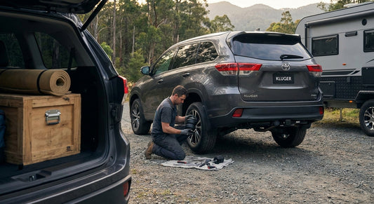Load assist kit for Toyota Kluger: towing and load support