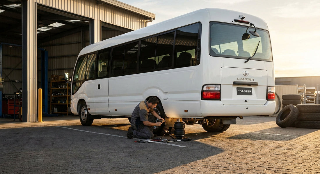 Load assist for Toyota Coaster: passenger vehicle support