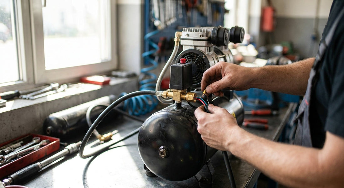 How to install a pressure switch on an onboard air system