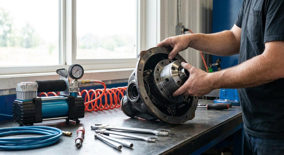 How to install an air locker with onboard air support