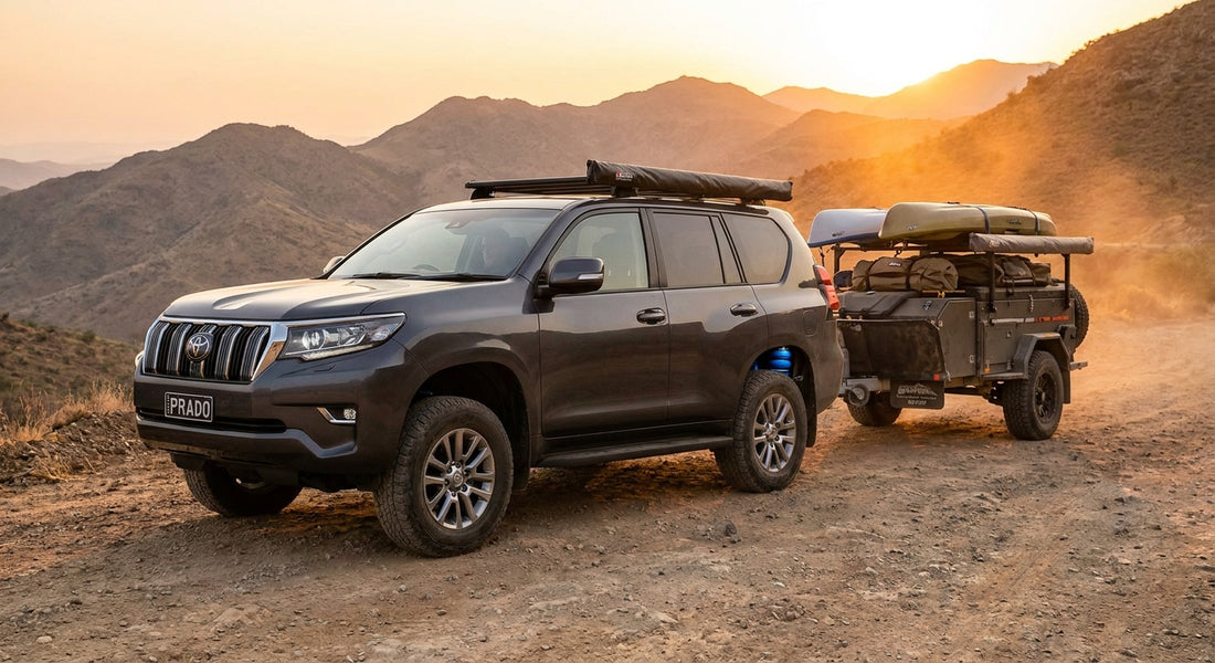 Load assist kit for Toyota Prado: ride height and load support