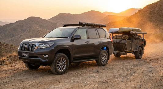 Load assist kit for Toyota Prado: ride height and load support