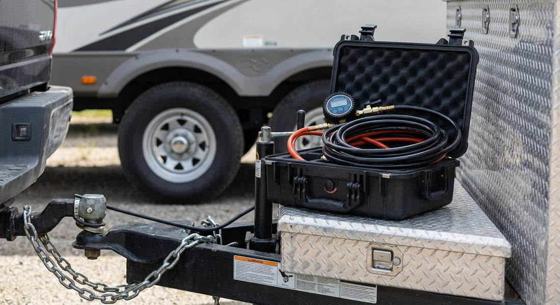 Best digital airbag inflation kit for towing setups