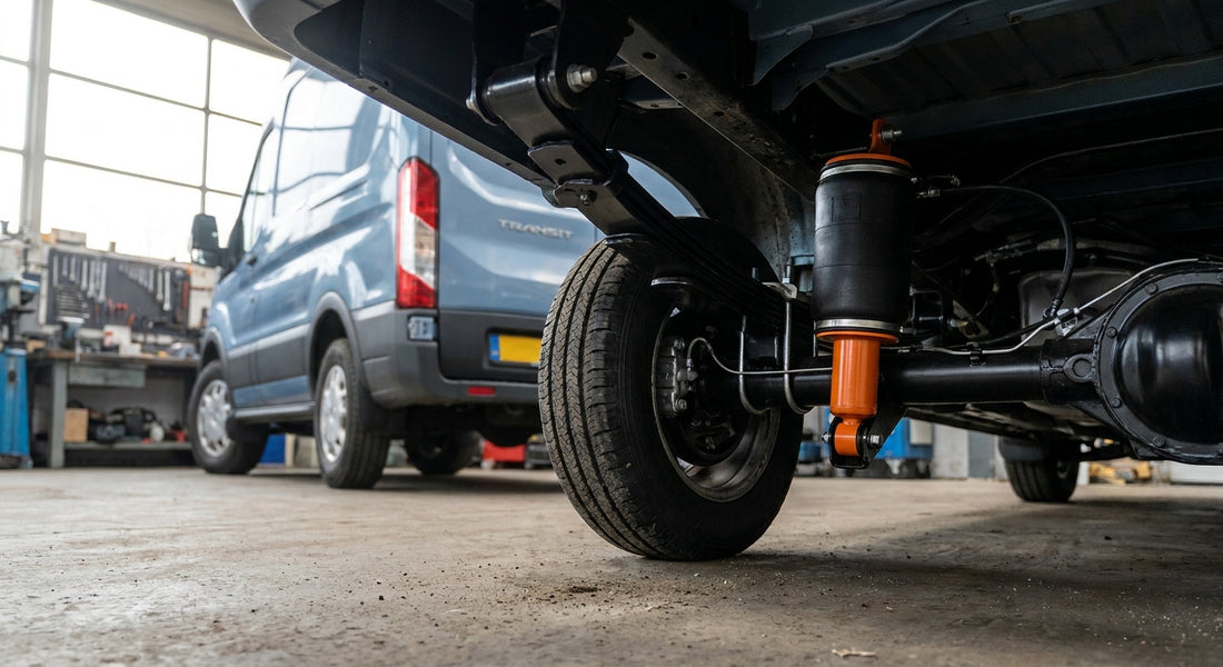 Load assist kit for Ford Transit vans: payload and stability