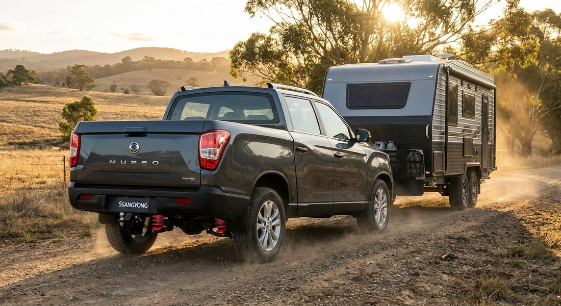 Load assist kit for SsangYong Musso: towing upgrade
