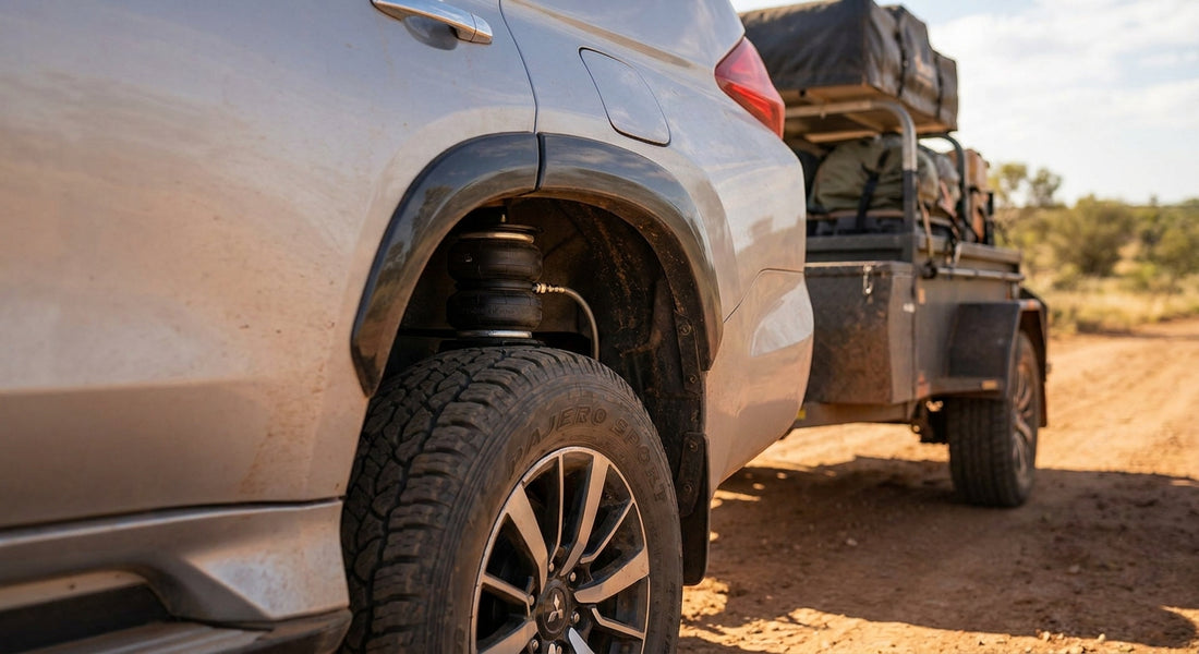 Airbag suspension for Mitsubishi Pajero Sport: load support