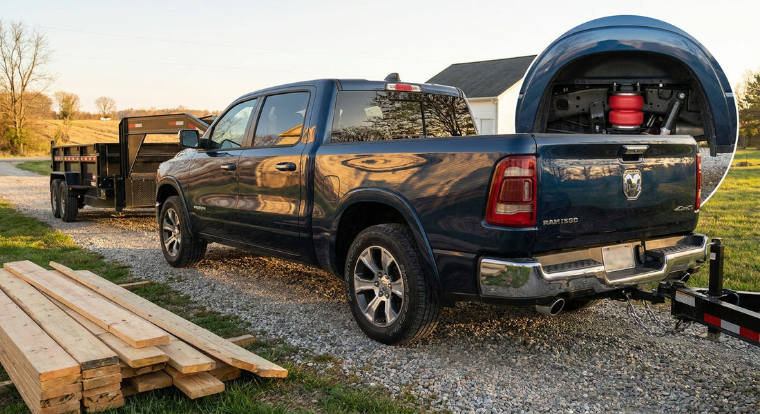 Load assist kit for RAM 1500: towing and load support