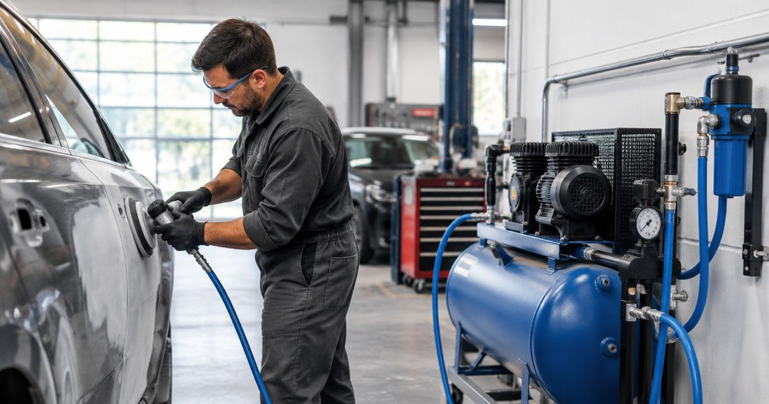Onboard air systems for panel beaters and repair shops: complete 2026 guide
