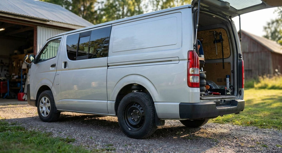 Toyota HiAce Riding Low Under Load? Airbag Kit for Stability