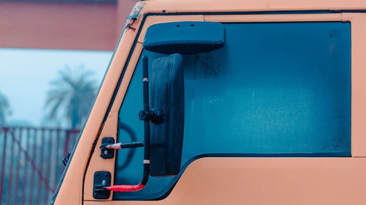 orange and blue van during daytime