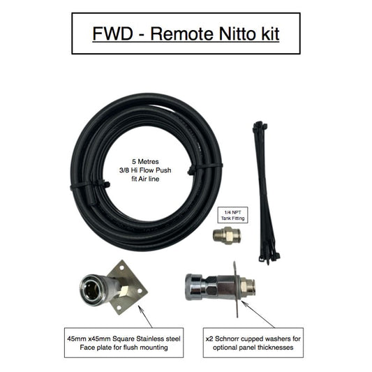 5m Remote Nitto kit - Boss Air Suspension