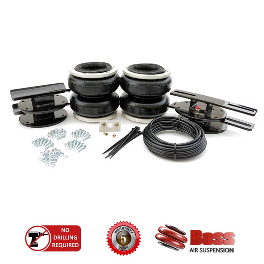Load Assist Kit for Nissan Patrol 4WD Leaf Spring  excluding H260 Diff | up to 2 inch lift - Boss Air Suspension