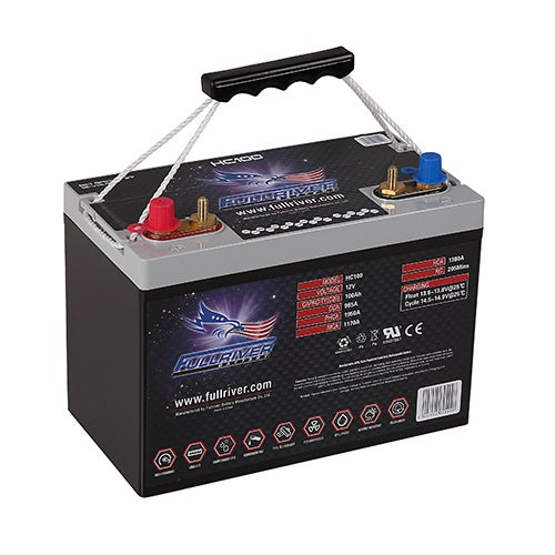 Fullriver HC100HR High Cranking AGM Battery – 12V 965 CCA (MF70ZZ Heat Resistant) - Boss Air Suspension