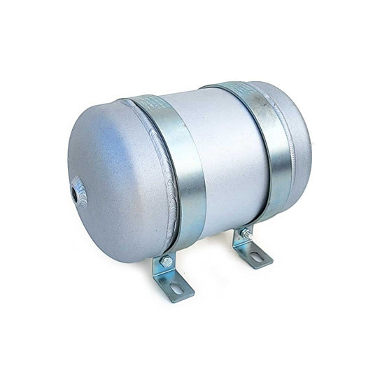 Stubby Aluminium Air Tank 1.5 Gallon 5 Port (Bare - No Fittings) - Boss Air Suspension