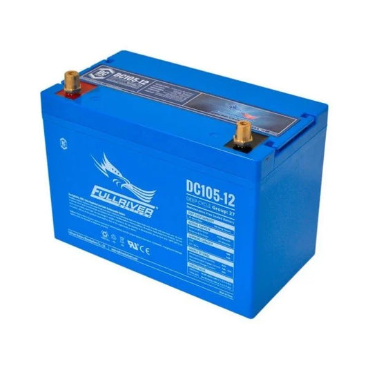 Fullriver DC105-12 Deep Cycle AGM Battery – 12V Heavy Duty General Purpose - Boss Air Suspension