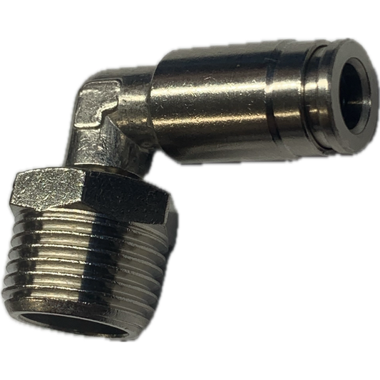 Air Bags For Ford Focus 4-Piece 90° Air Suspension Fittings - 3/8 NPT Male To 3/8 Push Connect (90 Degree Elbow) Air Bag Connector Fittings Air Bags For Ford Focus 4-Piece 90° Air Suspension Fittings - 3/8 NPT Male To 3/8 Push Connect (90 Degree Elbow) Air Bag Connector Fittings