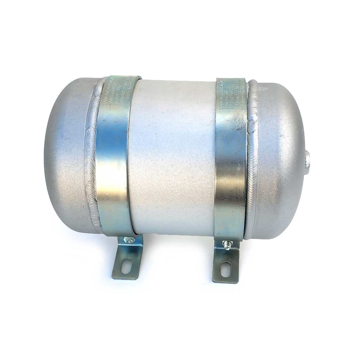 Stubby Aluminium Air Tank 1.5 Gallon 5 Port (Bare - No Fittings) - Boss Air Suspension