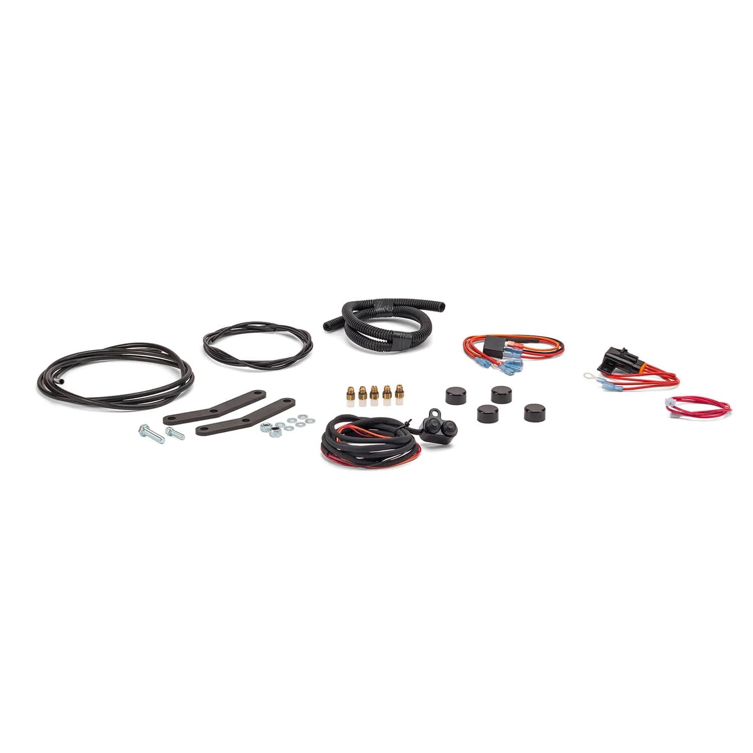 1991-2007 Harley-Davidson Dyna Ultimate Ride Kit (Black) - Boss Air Suspension