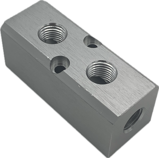 Manifold 2 way with Mount holes