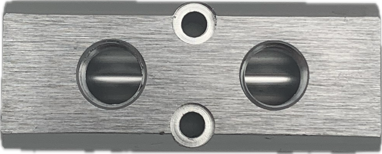 Manifold 2 way with Mount holes