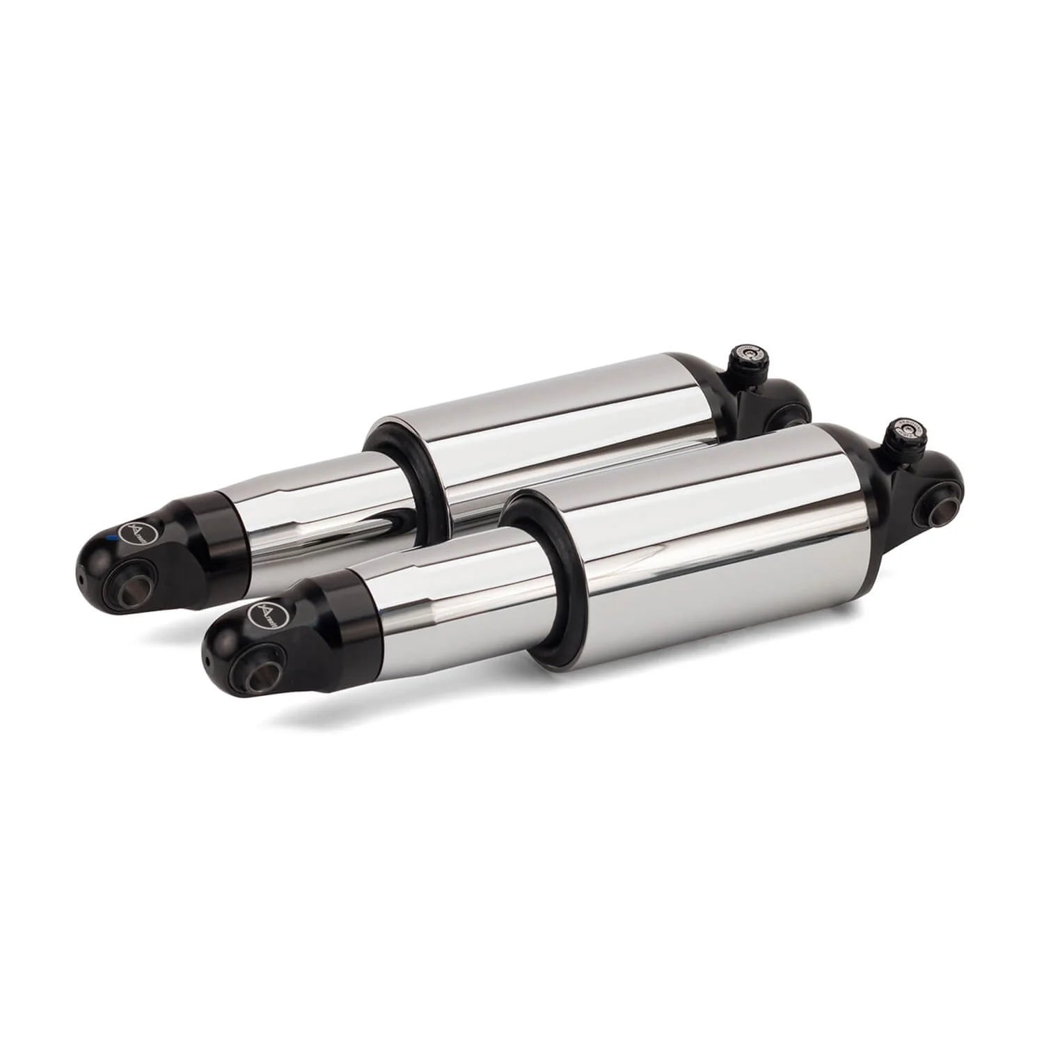 1991-2007 Harley-Davidson Dyna Ultimate Ride Kit w/Rebound Adj. (Chrome) - Boss Air Suspension