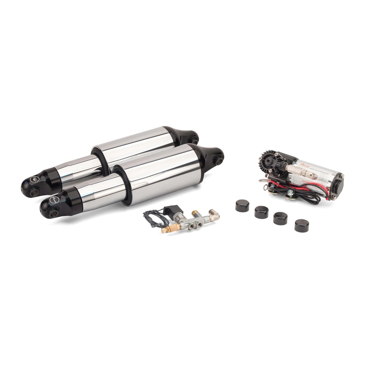 2009-2024 Harley-Davidson Touring Series Ultimate Ride Kit (Chrome) - Boss Air Suspension