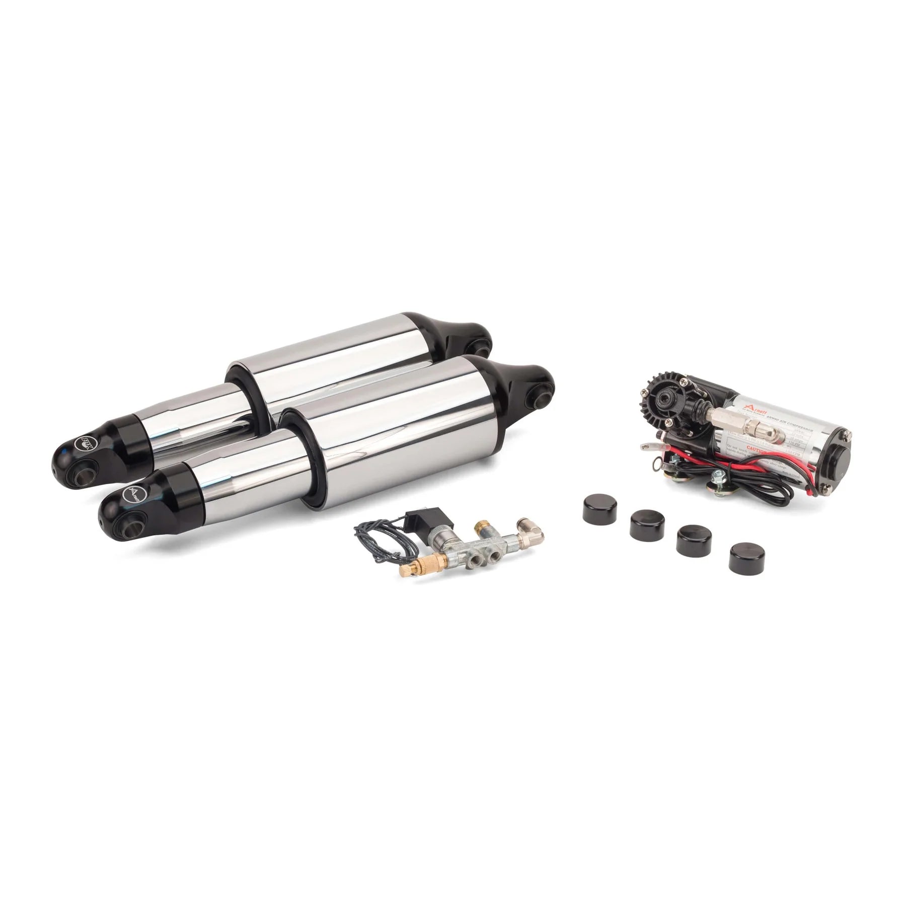 2009-2024 Harley-Davidson Touring Series Ultimate Ride Kit (Chrome) - Boss Air Suspension
